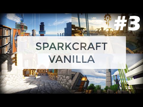 Обложка видео-обзора для сервера SparkCraft Vanilla