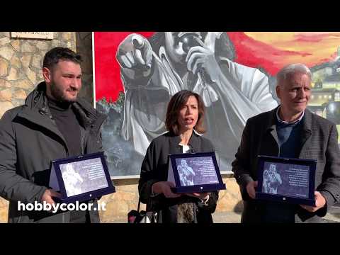 Inaugurazione del murales in ricordo di Mario Gualtieri