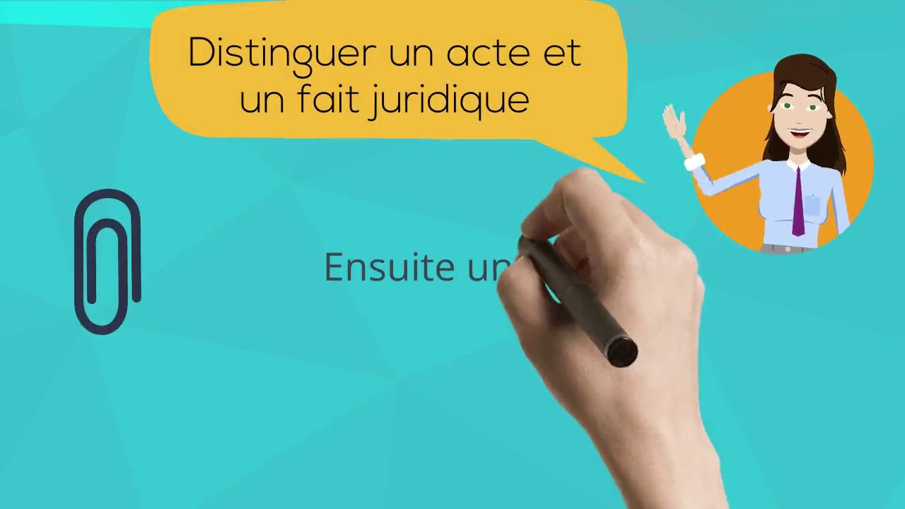 Distinction acte et fait juridique