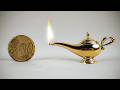 Forged A Tiny Golden Aladdin Lamp And It Actually Works