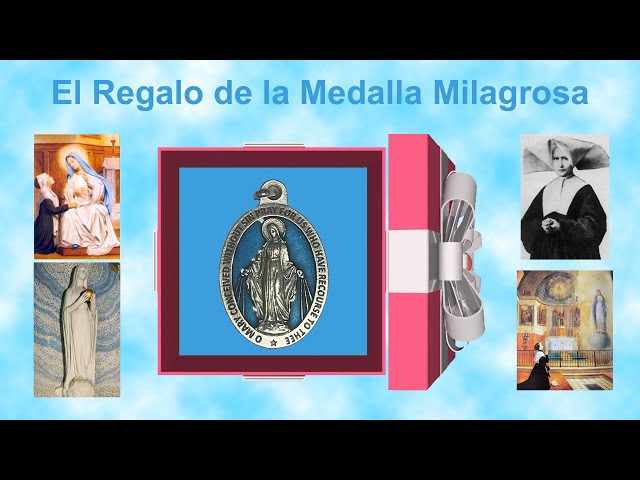 Vídeo relacionado con REGALOS LLUNA Virgen LA MILAGROSA con MEDALLAS (8_cm)