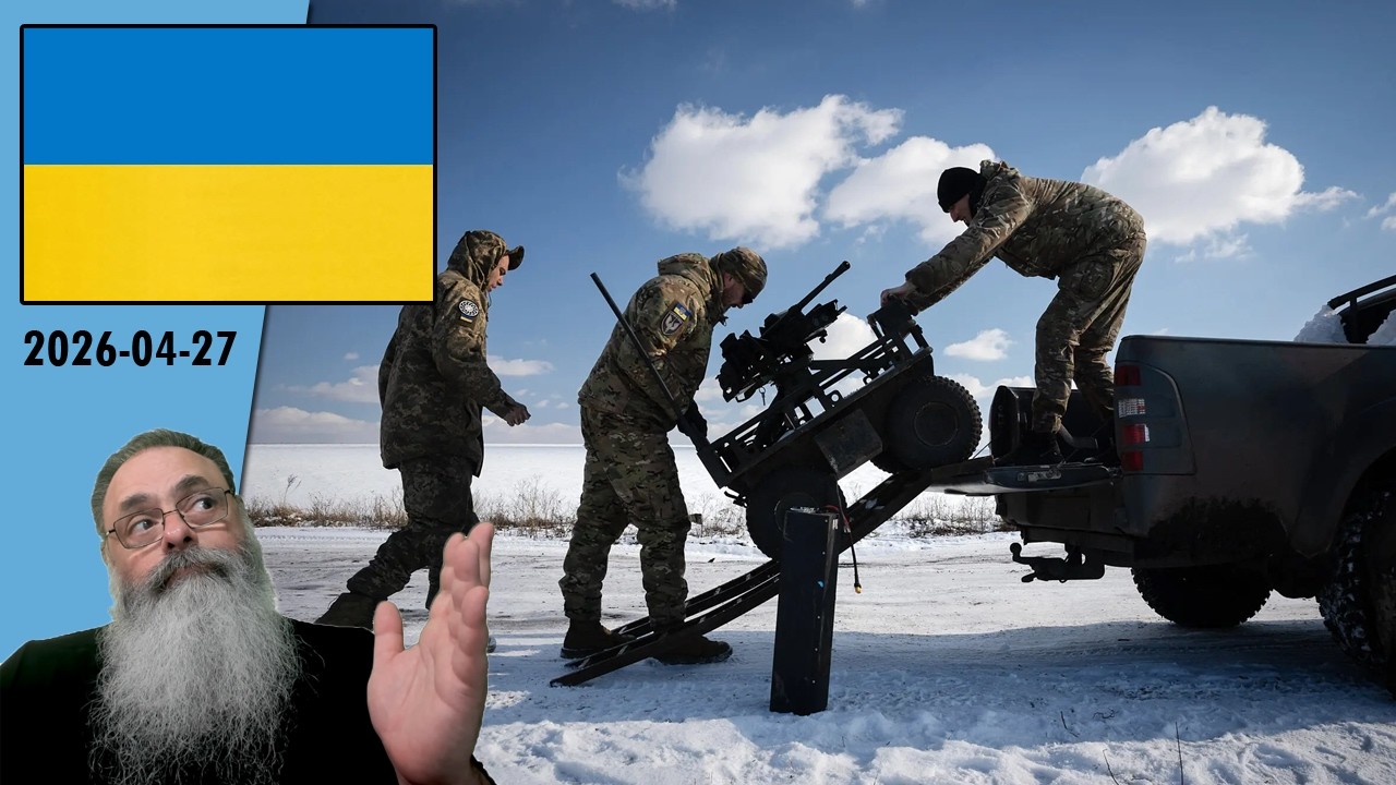 #Ucrânia 2026-04-27: GUERRA ROBÓTICA chega COM FORÇA TOTAL na LINHA de FRENTE, mas SÓ COM UCRÂNIANOS