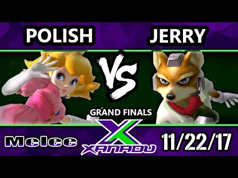 S@X 229 Melee - Jerry (Fox) Vs. Polish (Peach, Fox) - SSBM Grand Finals