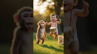 Download lagu Monkey ,Baby and Cat Cartoon Dance #shorts #shortvideo #youtubeshorts mp3