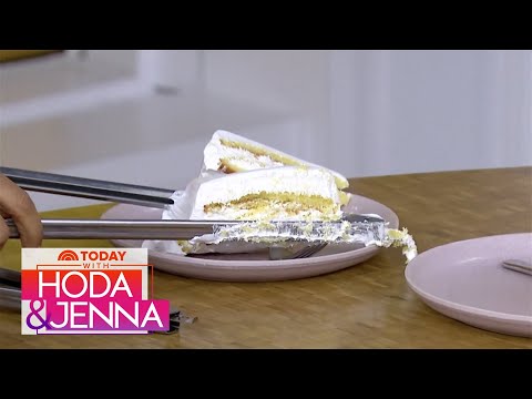 Can you cut a cake with tongs? Hoda and Jenna try!