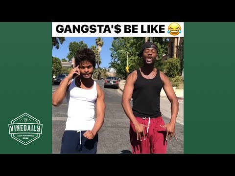 GANGSTAS BE LIKE 😈😂 - KingBach Funniest Moments