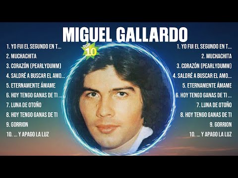 Miguel Gallardo 10 Super Éxitos Románticas Inolvidables MIX - ÉXITOS Sus Mejores Canciones