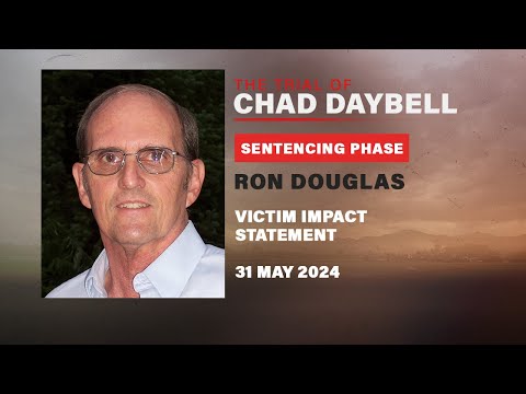 Ron Douglas reads victim impact statement during Chad Daybell sentencing phase