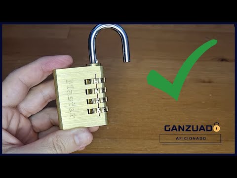🔒 How to open a combination lock without it ✔️