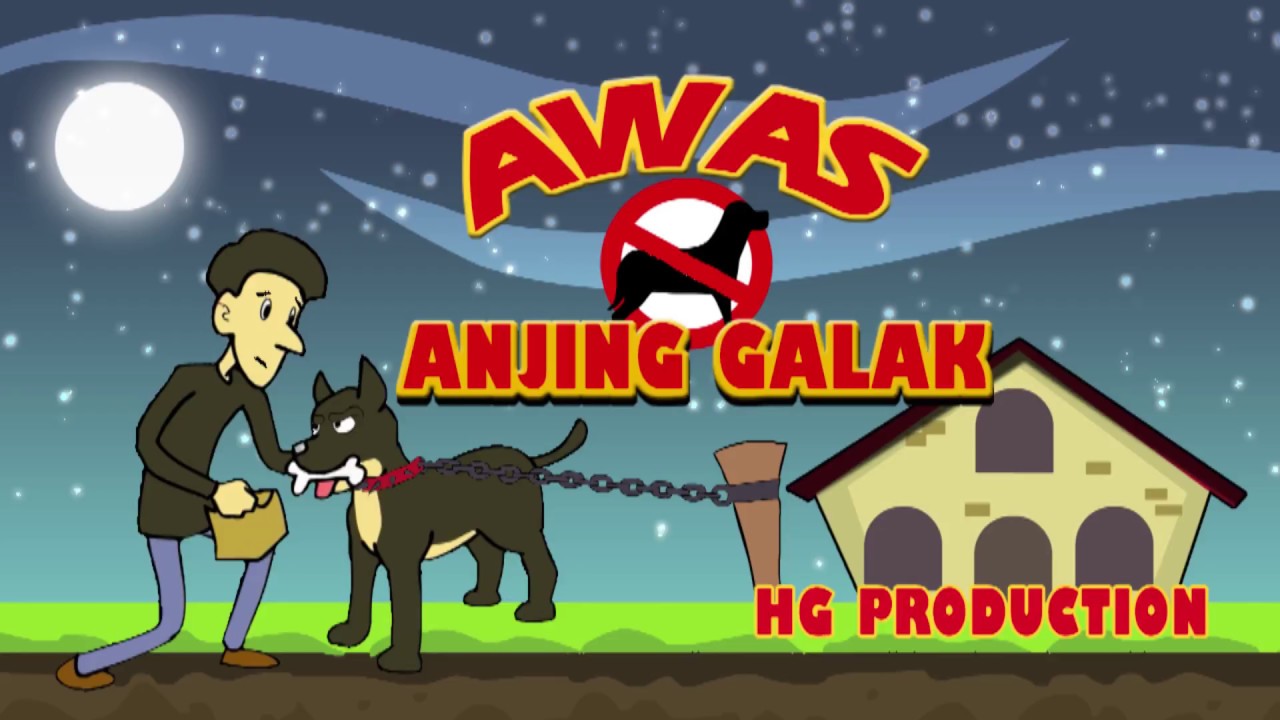 AWAS ANJING GALAK - Funny Cartoon - Kartun Lucu - ANIMASI INDONESIA