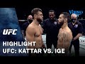 UFC: Kattar vs. Ige highlights
