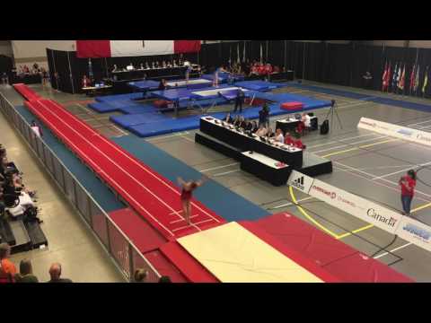 USA Brandon Krzynefski 1st pass Sr Tumbling 2017 Canada Cup