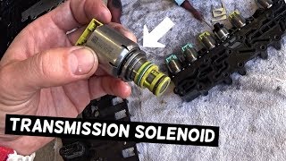 TRANSMISSION SHIFTER SHIFTING SOLENOID REPLACEMENT REMOVAL 6T30 6T35 6T40 6T45 6T50 CHEVROLET GMC
