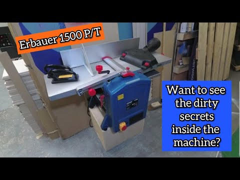 Watch this before you buy - Erbauer 1500 254mm Planer Thicknesser - Faults and quick run through