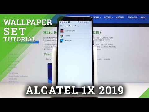 How to Change Wallpaper in ALCATEL 1X 2019 – Change Home Screen