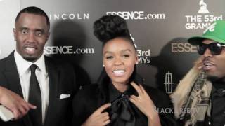 Rising star Janelle Monáe at the 53rd Grammy Awards Event
