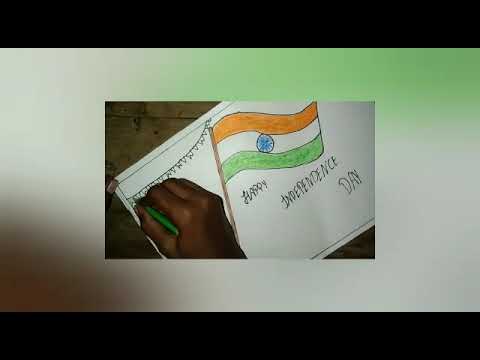 tanvir Singh drawing happy independence day drawing