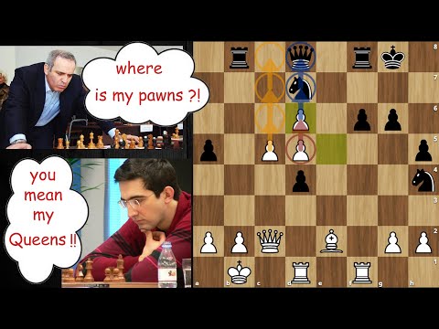 How To Get Three Passed Pawn with Kramnik / Vladimir KRAMNIK vs. Garry Kasparov - 1994