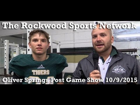 RHS Tiger Football - Rockwood Vs Oliver Springs Post Game Show 10/9/15