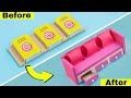 DIY Mini Sofa With Matchbox And Cardboard How To Make Mini Sofa From Matchbox