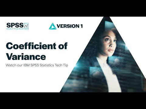 Coefficient of Variance in IBM SPSS Statistics