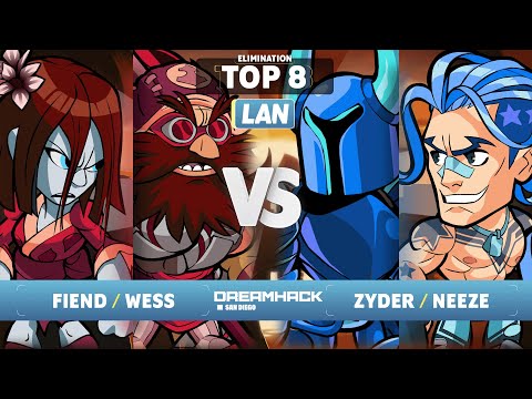 Fiend & Wess vs Zyder & Neeze - Top 8 Elimination - Dreamhack San Diego 2023 - LAN 2v2