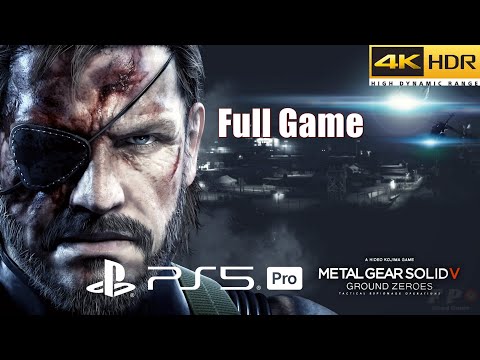 Metal Gear Solid 5 Zero Ground PS5 Pro | Full Game Walkthrough in 4K HDR 60FPS (Must Play #03)
