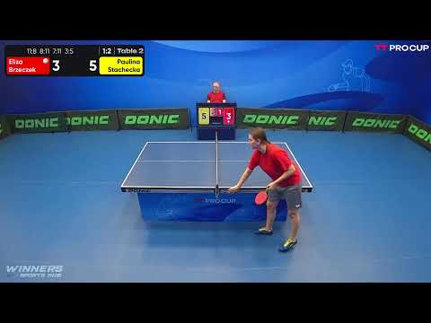 19:20 Eliza Brzeczek  1 - 3 Paulina Stachecka 22.03.2023 | TT Pro.Cup Women Star.