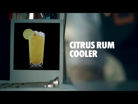 CITRUS RUM COOLER DRINK RECIPE - HOW TO MIX