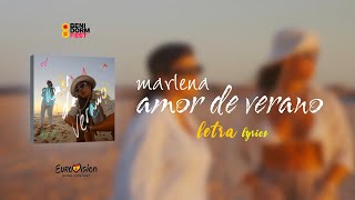 Marlena - Amor De Verano (Letra / Lyrics) [Benidorm Fest 2024] | HQ 4K