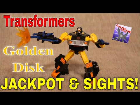 Transformers Golden Disk Jackpot and Sights - GotBot True Review NUMBER 940