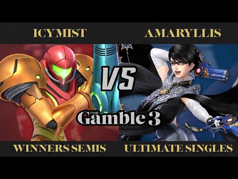 The Gamble 3 Winners Semis - IcyMist (Samus) vs. GRNT Amaryllis (Bayonetta) - SSBU