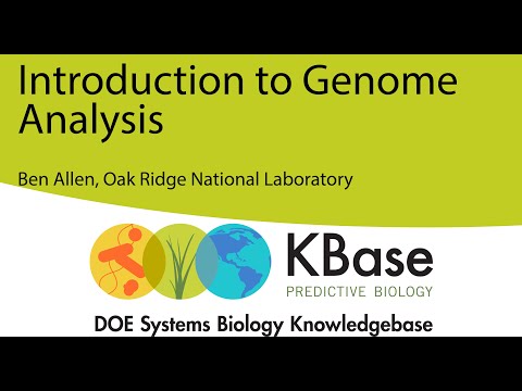 Introduction to Genome Analysis in KBase Webinar - 30 March 2020