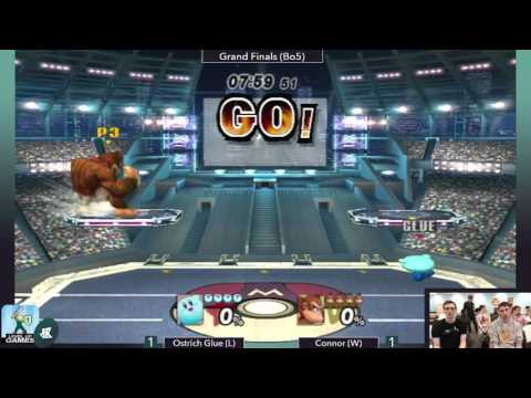 [Level Up Games PM — 3/28/16] Grand Finals: Ostrich Glue (Kirby) v. Connor (Donkey Kong/Roy)