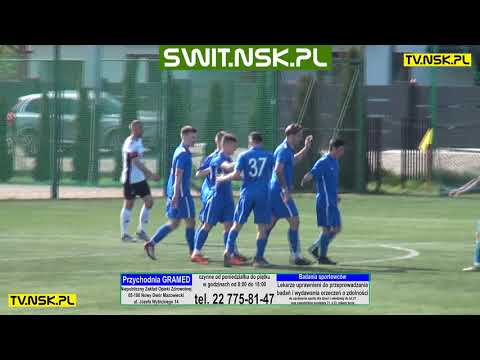 tv.nsk.pl 2019-04-20 MKS Świt II Nowy Dwór Mazowiecki - RKS Mazur Radzymin 3:3 (1:0) bramki