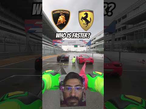 Lamborghini Vs Ferrari who is faster #yt #shorts#lamborghini #ferrari#automobile#viralshort  #racing