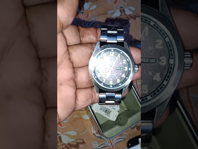 Vídeo relacionado con Fossil Reloj para Hombre Defender, Movimiento Solar, Caja de 46mm de Acero Inoxidable Plateado con Correa de Acero Inoxidable, FS5976