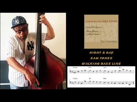 No.13 Walking Bass Transcription  - Night & Day / Sam Jones