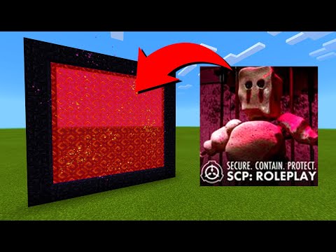 How To Make A Portal To The Roblox SCP Roleplay Dimension in Minecraft!