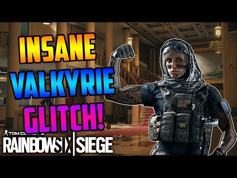 INSANE INVINCIBLE VALKYRIE GLITCH ON BANK! *GOD MODE BLACK EYE* - Rainbow Six Siege