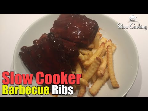 The Most Simple Slow Cooker Barbecue Ribs
