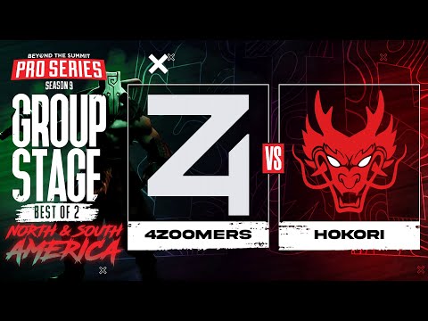 4 Zoomers vs Hokori Game 1 - BTS Pro Series 9 AM: Group Stage w/ rkryptic & neph
