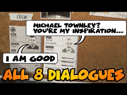 Dialogue Changes depending on crew choice PART 1/4 (Jewel Store Heist)