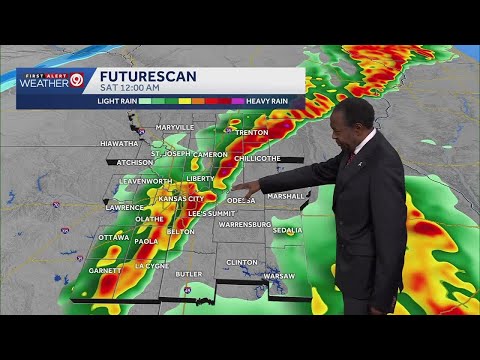 Kansas City area's severe weather threat pushes late into Friday night