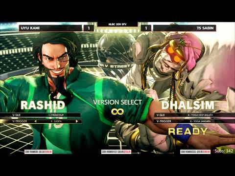 SFVCE @ NLBC 209 - UYU Kami vs TS Sabin [4K/60fps]
