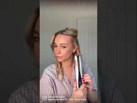 EASY FLAT IRON BEACH WAVES - hair tutorial - beachy hair waves - easy hair waves hairstyle - ghd