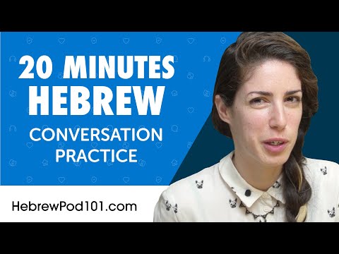 20 Minutes of Hebrew Conversation Practice for Everyday Life | Do You Speak Hebrew?