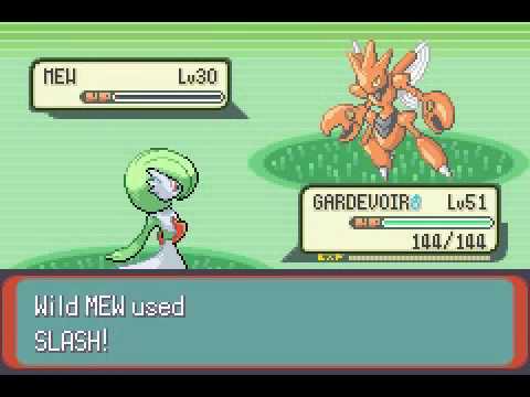 Ryudo vs Pokemon Emerald - Who's that Pokemon!?  It's Mew!