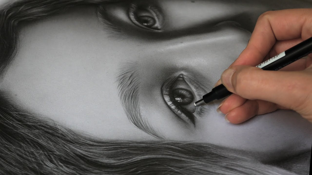 The most (hyper) realistic pencil drawings I worked on in 2020 - Silvie Mahdal Drawings Compilation - YouTube