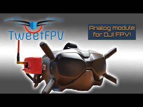 URUAV external Fatshark module for DJI FPV goggles!